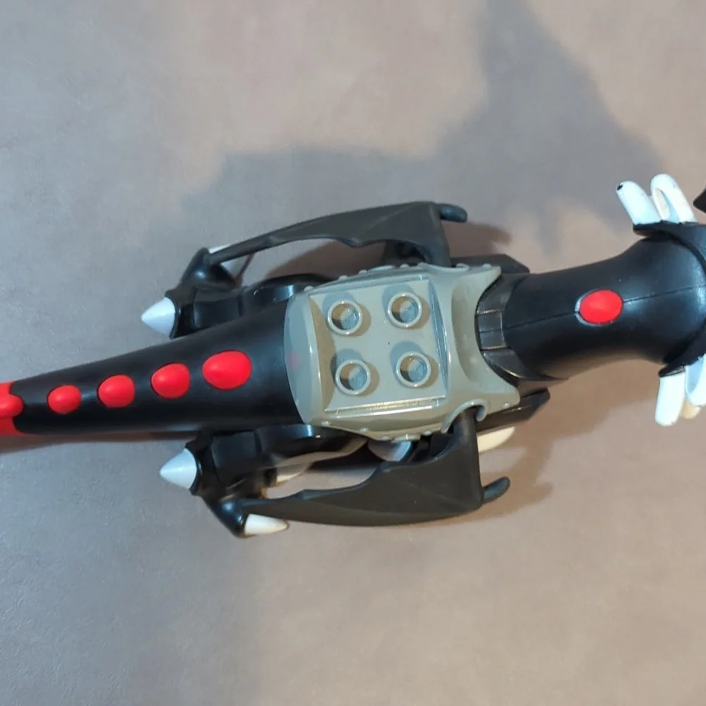 2004 Lego Duplo Black Red White Dragon Castle Black Dragon Set 4784 Articulate